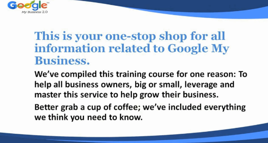 Google My Business Video Course